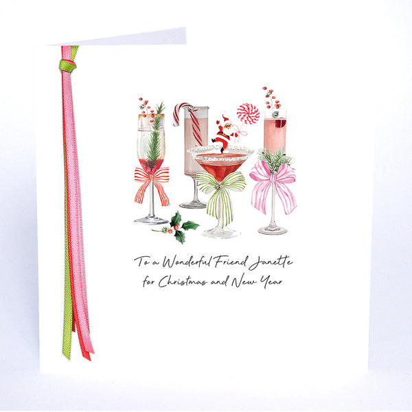 PERSONALISE FOR THEM… to a Wonderful Friend for Christmas and New Year (Cocktails)