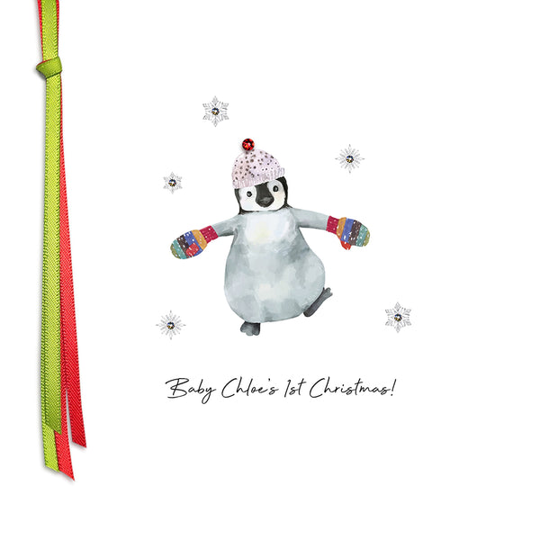PERSONALISE FOR… Baby's First Christmas (Penguin)