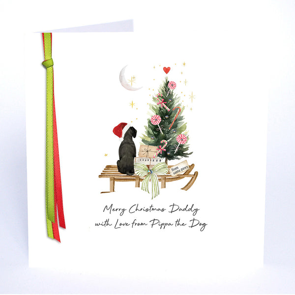 PERSONALISE FOR… Merry Christmas from the Dog (Santa Paws)