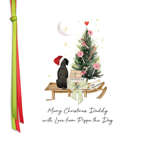 PERSONALISE FOR… Merry Christmas from the Dog (Santa Paws)