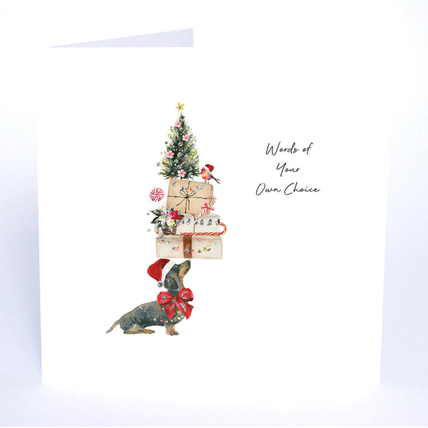 PERSONALISE FOR… Words of Your Own Choice (Dashund Presents)