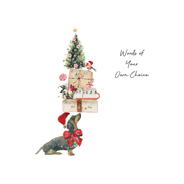 PERSONALISE FOR… Words of Your Own Choice (Dashund Presents)