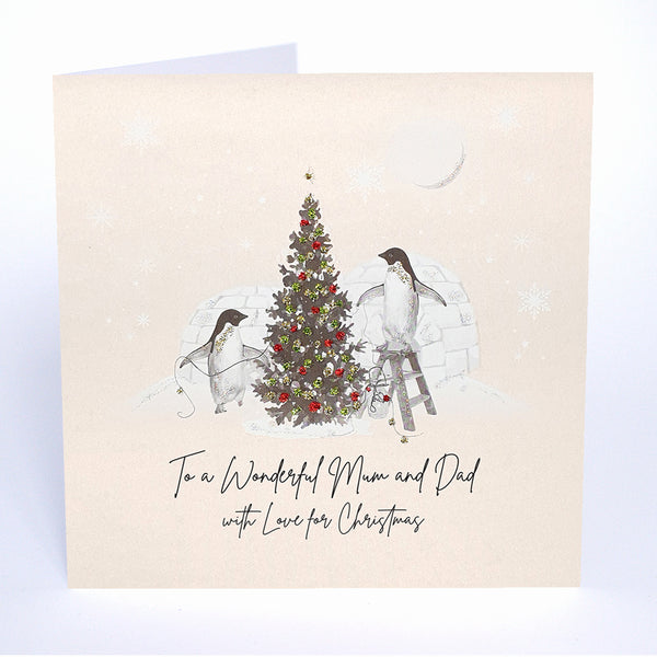 To a Wonderful Mum and Dad, with Love for Christmas