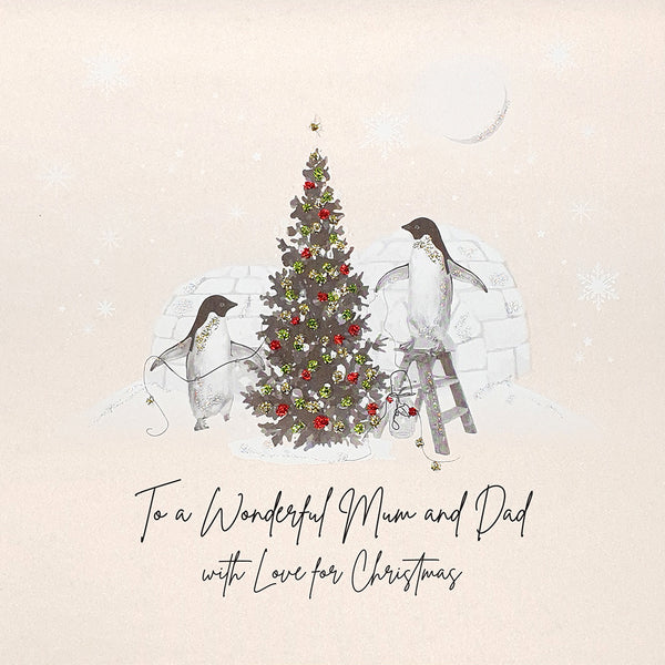 To a Wonderful Mum and Dad, with Love for Christmas