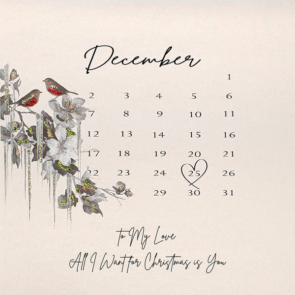 To My Love, All I Want for Christmas is You