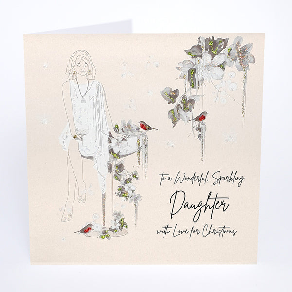 To a Wonderful, Sparkling Daughter with Love for Christmas