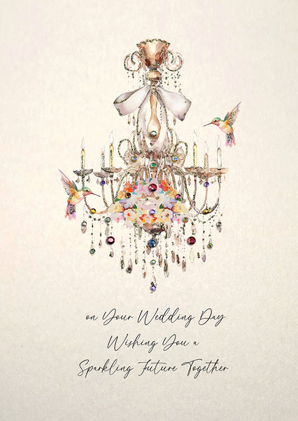On Your Wedding Day Wishing You a Sparkling Future Together