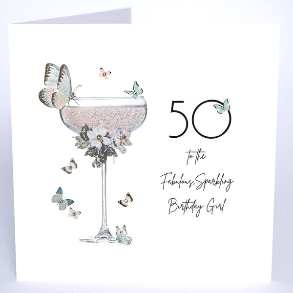 50 Fabulous Sparkling Birthday Girl!