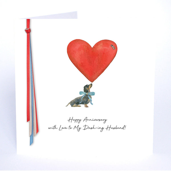 Happy Anniversary with Love to My Dash-ing Husband!