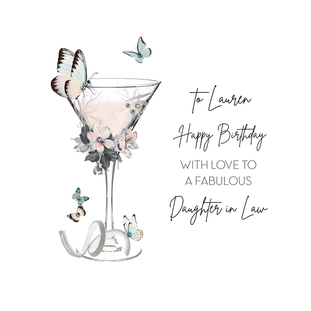 Five Dollar Shake - Birthday Girl You Deserve All The Fancy Things Cocktail & New York Card - View #6