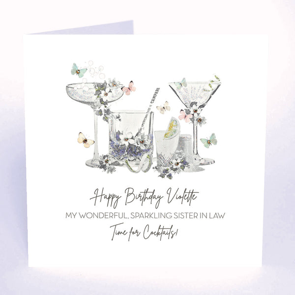 Happy Birthday My Wonderful, Sparkling Sister in Law