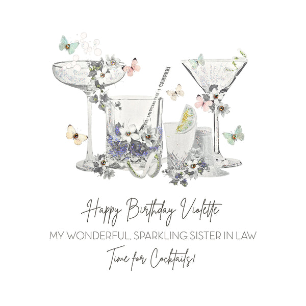 Happy Birthday My Wonderful, Sparkling Sister in Law