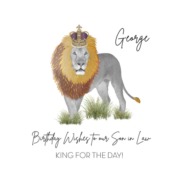 Birthday Wishes to our Son in Law (Lion)