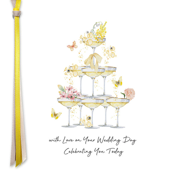 With Love On Your Wedding Day Celebrating You Today