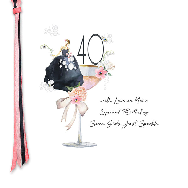 40 With Love On Your Special Birthday Some Girls Just Sparkle