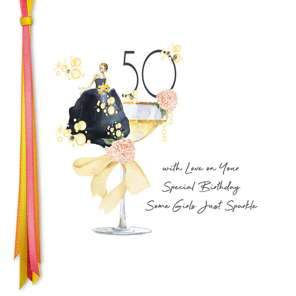 50 With Love On Your Special Birthday Some Girls Just Sparkle