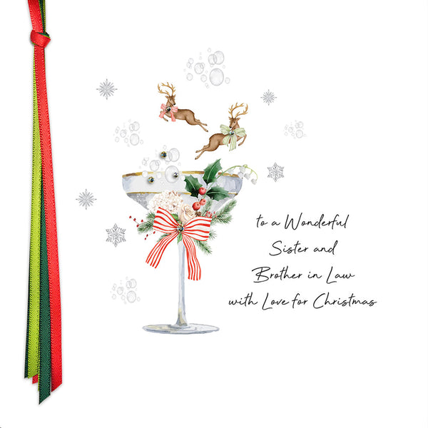 To a Wonderful Sister and Brother in Law with Love for Christmas