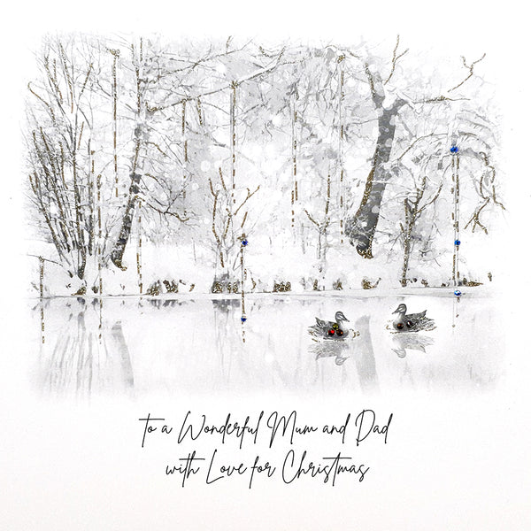 To a Wonderful Mum and Dad with Love for Christmas