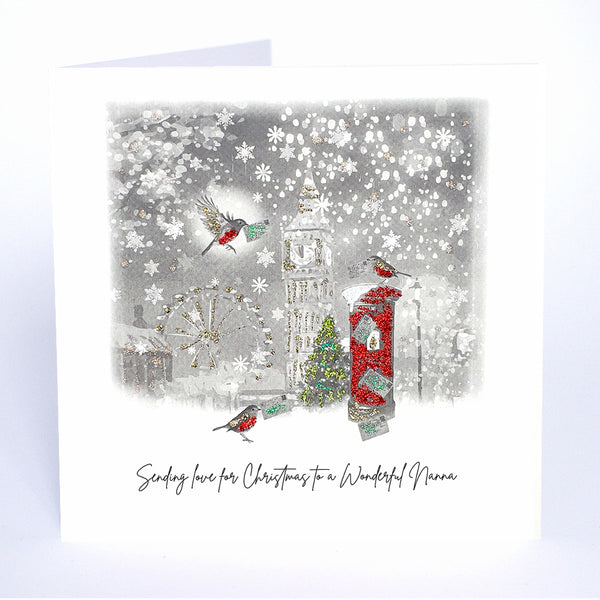 To a Wonderful Nanna, Sending Love for Christmas