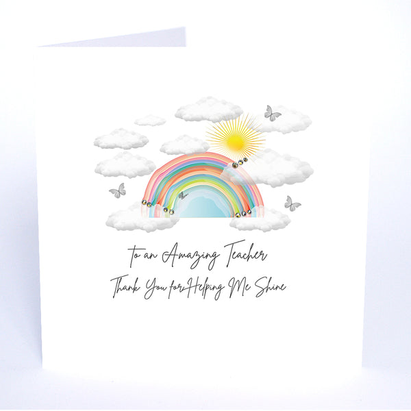 To an Amazing Teacher - Thank You for Helping Me Shine