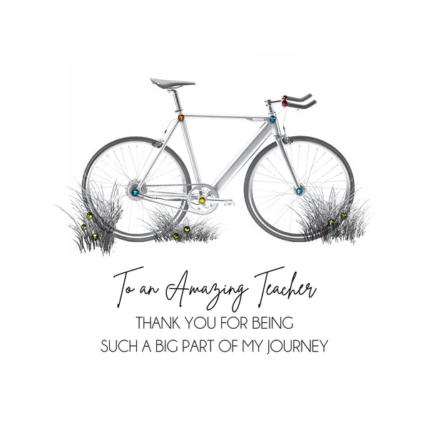 To an Amazing Teacher - Big Part of My Journey