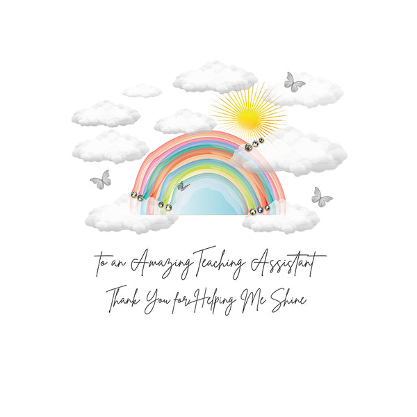 To an Amazing Teaching Assistant - Thank You for Helping Me Shine