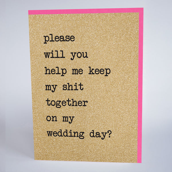 Please Will You Help Me Keep My Shit Together...