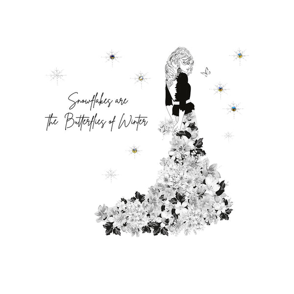 Snowflakes are the Butterflies of Winter