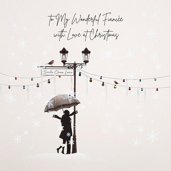 To My Wonderful Fiancée With Love at Christmas