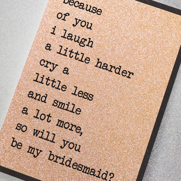 Will You Be My Bridesmaid?