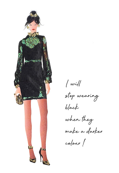I Will Stop Wearing Black... Darker Colour