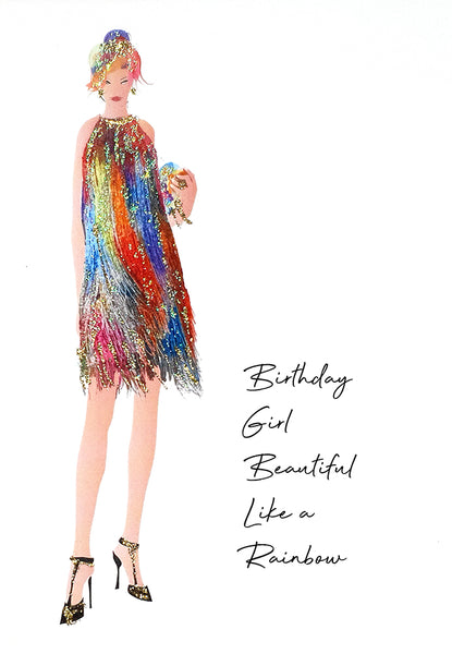 Birthday Girl Beautiful Like A Rainbow