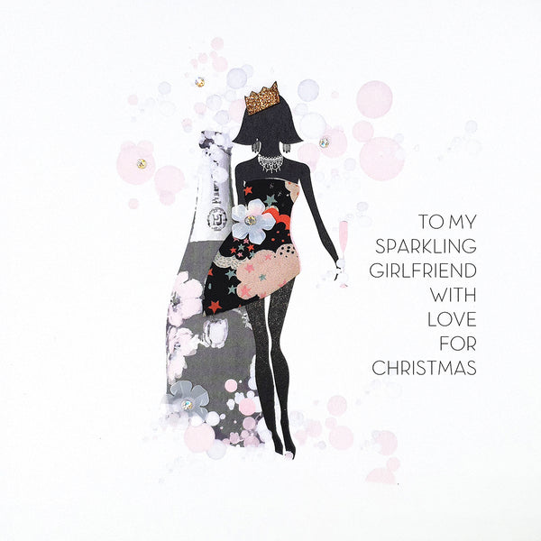 To My Sparkling Girlfriend With Love for Christmas