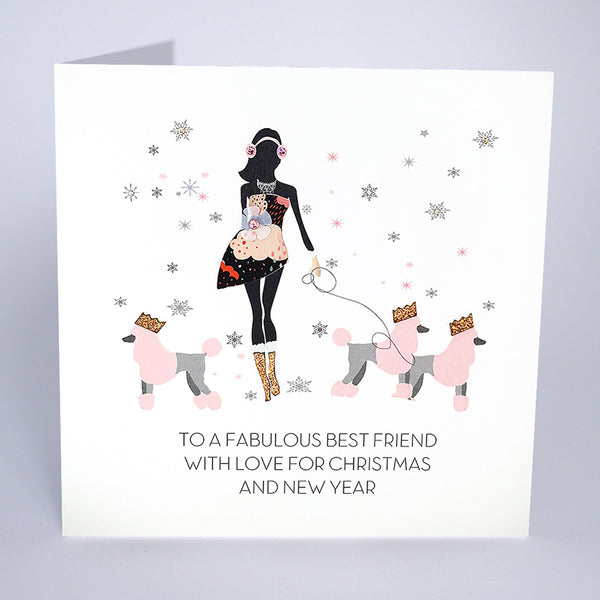 To a Fabulous Best Friend With Love for Christmas and New Year