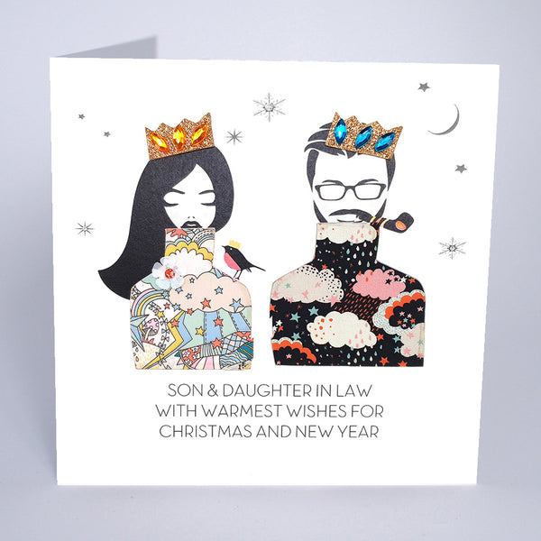 Son and Daughter-in-Law With Warmest Wishes