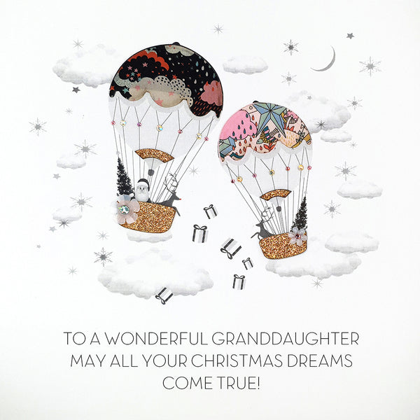To a Wonderful Granddaughter May All Your Christmas Dreams Come True