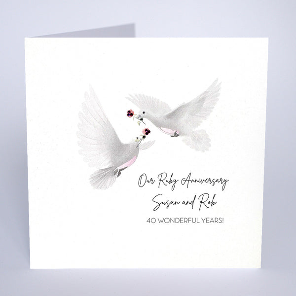 Ruby Anniversary (Doves)