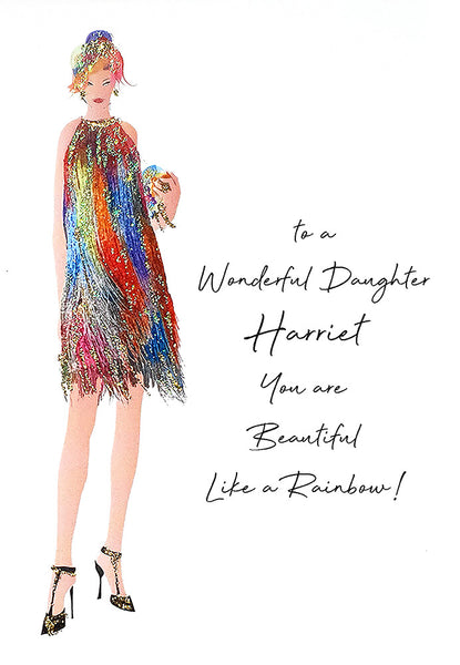 Wonderful Daughter Beautiful Like a Rainbow!