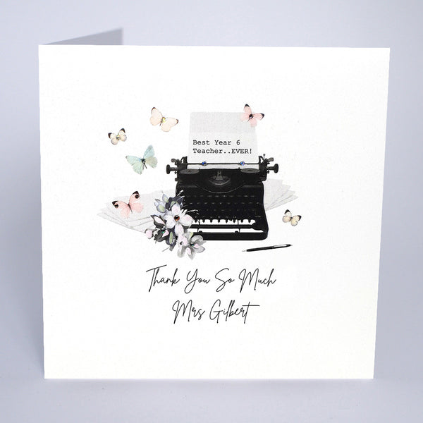 Thank You So Much (Typewriter)