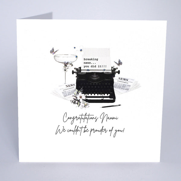 Congratulations (Typewriter)