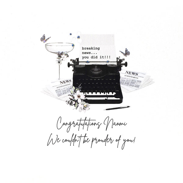 Congratulations (Typewriter)