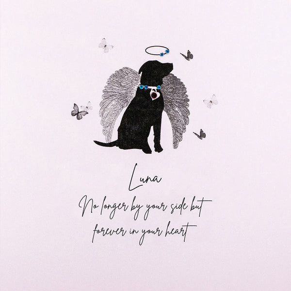 No longer by your side but forever in your heart (Dog)