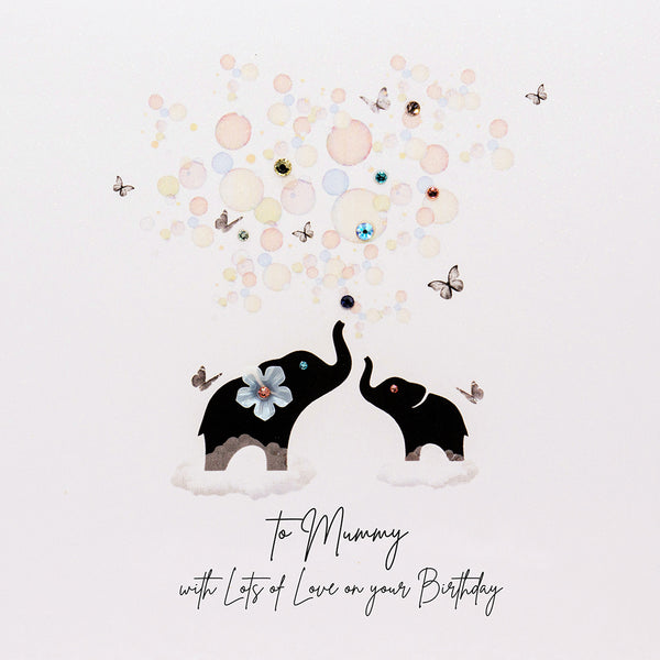 With lots of love on your Birthday (elephants)