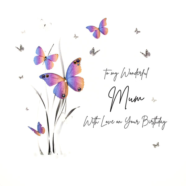 To My Wonderful Mum (Butterflies)
