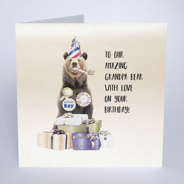 To My Amazing Grandpa Bear