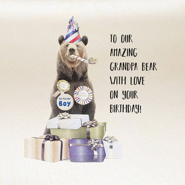 To My Amazing Grandpa Bear