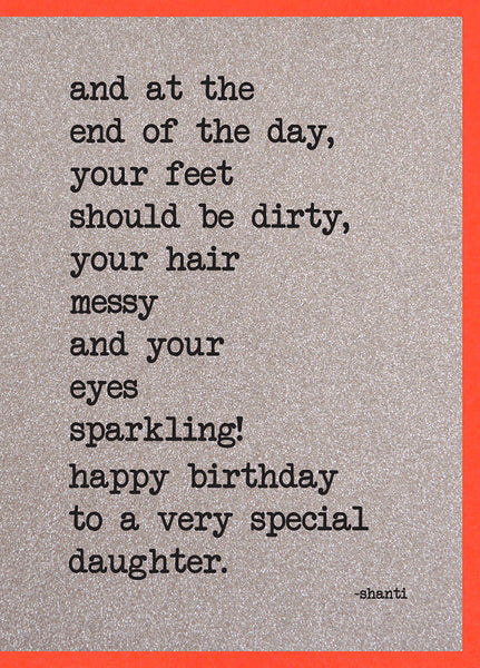 Happy Birthday to a Very Special Daughter