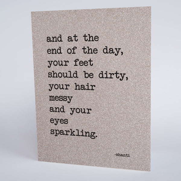 And at the End Of The Day…