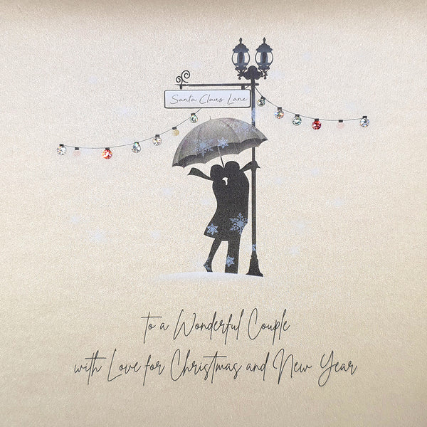 To a Wonderful Couple With Love for Christmas and New Year