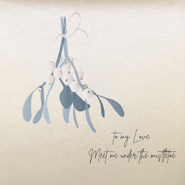 To My Love Meet Me Under The Mistletoe